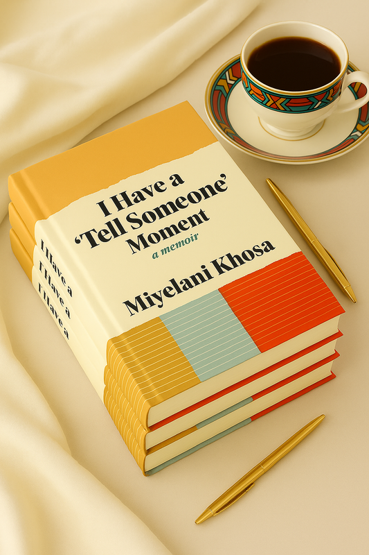 Bundle up and Save. Order multiple paperback copies of I Have a 'Tell Someone' Moment memoir by Miyelani Khosa